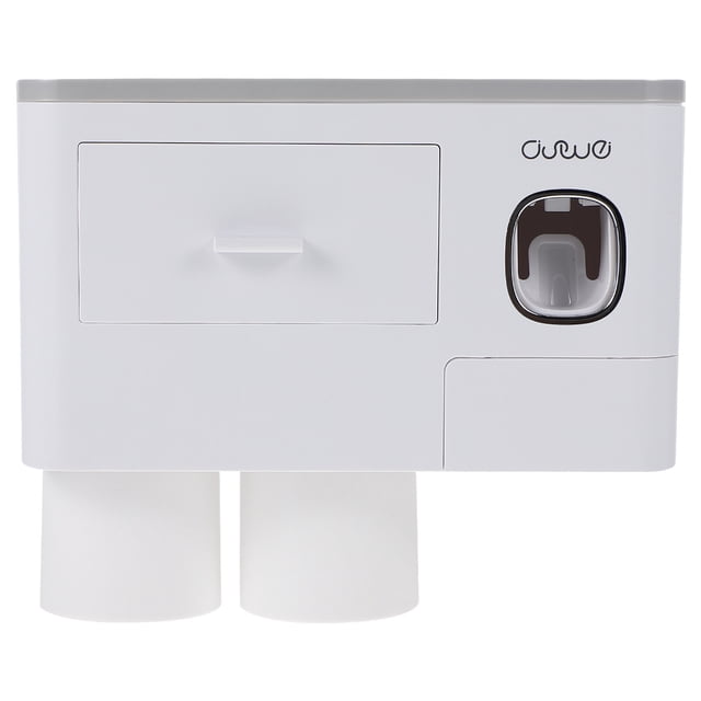 MasteelfCA 1 Ensemble de Support Mural pour Brosse à Dents (Blanc)