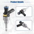 thumbnail image 4 of Unique Bargains 1pcs Car Fuel Injector Nozzle Replacement for Mercedes-Benz C 250 2012-2015 Black, 4 of 6
