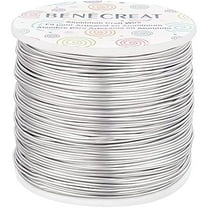 18 Gauge(1mm) Aluminum Wire 492 FT Anodized Jewelry Craft Making Beading Floral Colored Silver