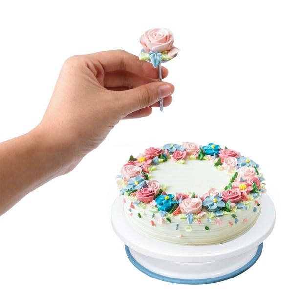 10.8inch Rotating Cake Turntable Lightweight Revolving Cake