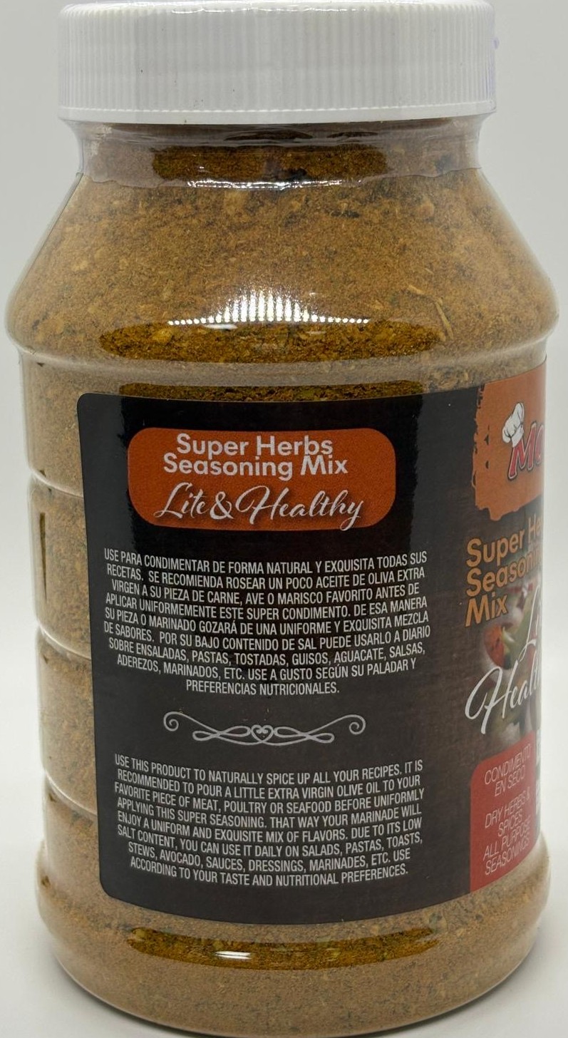 Montero , Lite & Healthy  Super Herbs Seasoning Mix, 16 oz.