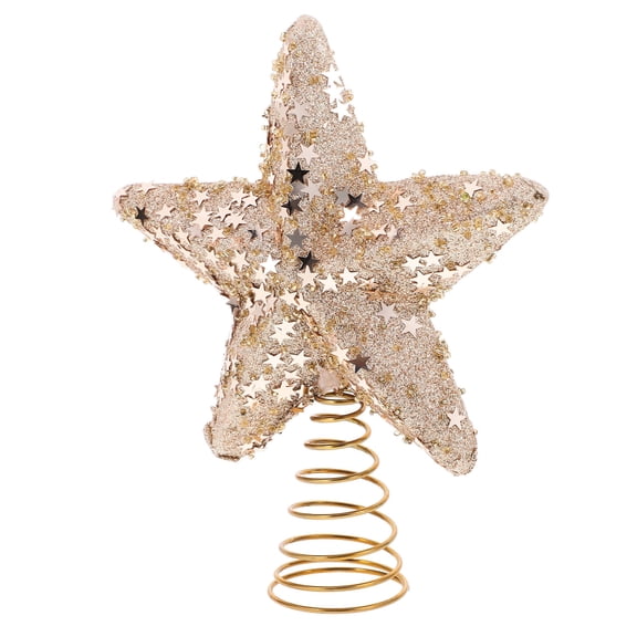 PAMINGONO 1Set Tree Star Decoration Classic Timeless Small Star Topper for Artificial Trees Miniature Tree Toppers