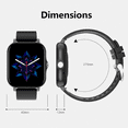 thumbnail image 2 of Reloj Inteligente  Blossom Negro Con Correa De Acero Inoxidable Negro, 2 of 3
