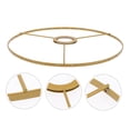 thumbnail image 4 of HINTRMENT Lampshade Bracket Table Lamp Shade Iron Golden 1Pack, 4 of 8