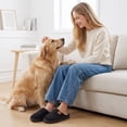 thumbnail image 2 of Ecetana Fuzzy Slippers for Women Comfy Lightweight Indoor House Shoes Soft Memory Foam Slippers, 2 of 8