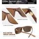 thumbnail image 4 of Gafas de sol polarizadas KALIYADI para hombre y mujer con UV, 3 paquetes, 4 of 7