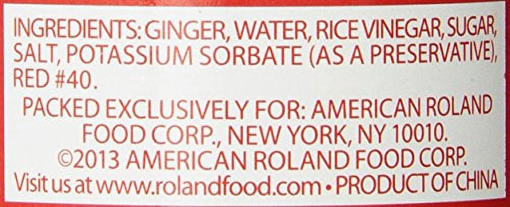 (3 pack) Roland Sushi Ginger, Sliced, 8 oz