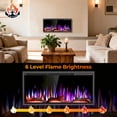 thumbnail image 6 of WAA 17.52 x 50 Wall Mounted Electric Fireplace, 6 of 8