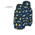 thumbnail image 6 of Sikiie Funny Spaceships Car Seat Protector 2 Pack Car Seat Cushion Mat, Car Seat Covers for SUV, Truck, Van, 6 of 7