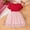 A Red, variant on HOMADLES Toddler Girls Dress Crewneck Mesh Breathable Summer Short Sleeve Stretch Princess Dress Dress A Pink 5-6T