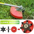 thumbnail image 6 of 8-Inch Multi-Tooth Grass Cutter Metal Edge, Two & Six Tooth Mower Head, for Paddy or Dry Fields, Durable Steel Weed Cutter, Fits Universal , Ihhxbz | Metal, Red, 6 of 9