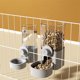 thumbnail image 5 of Dispensador automático de agua para mascotas colgante para perros y gatos | Alimentador montable en jaula | Flujo ajustable | Plástico lavable desmontable | Depósito visible | Gris Azul, 5 of 6