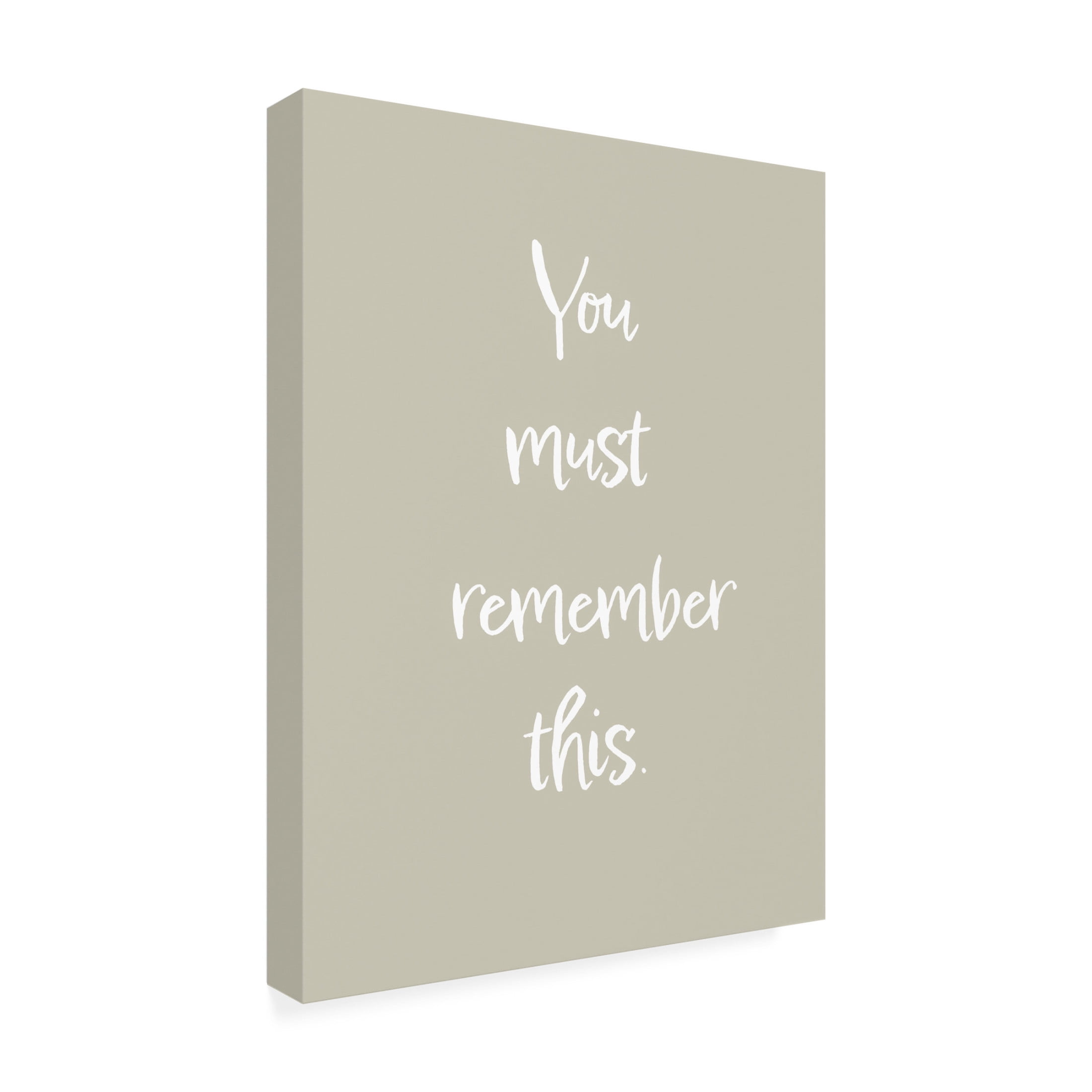 Trademark Fine Art Pictufy Studio You Must Remember This Canvas Wall Art