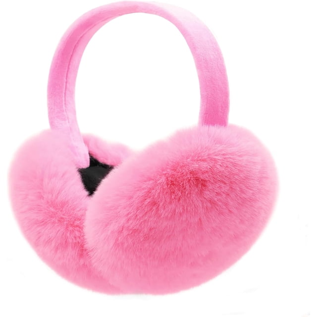 LinYooLi Cache-Oreilles d'Hiver en Fausse Fourrure Chauds Mignons Pliables pour Femmes Filles