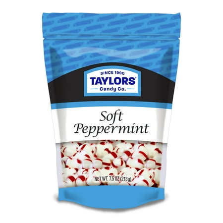 Taylors Candy Soft Peppermints gusset Mint Candy, 6.5 lb, 12