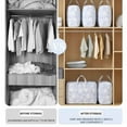 thumbnail image 4 of Renjiang Comforter Storage Bag, Clear Plastic Zippered Storage, Clothes, Blankets with Reinforced Handles, Oversized Storage Totes for Packing Moving Suppliesclothes Storage Bins, 4 of 5