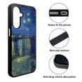 thumbnail image 2 of WIRESTER Shockproof Soft Rubber Cover Case for Samsung Galaxy A17 5G 6.7" 2025, Starry Night Over The Rhone, 2 of 5