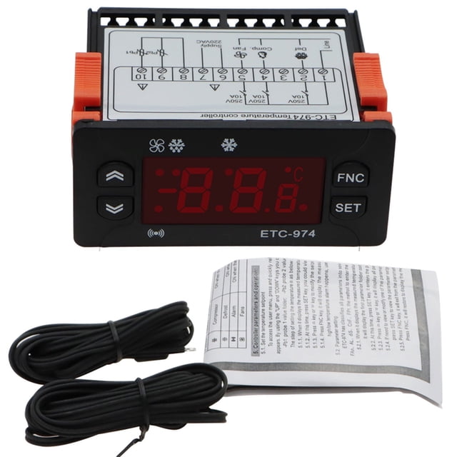 Lefu ETC-974 Contrôleur de Température Numérique Thermostat de Réfrigérateur