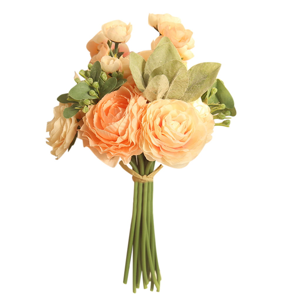 Multicolor Phantom Rose Peony TOP Silk Flowers Bouquet Single Decor Wedding 