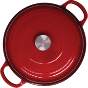 Backcountry Iron Enameled 2.25 Quart Signature Cast Iron Braiser with Lid