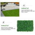 thumbnail image 3 of YSNOOWE 1Pcs Faux Plant Wall Panel Green Plastic Privacy Screen for Backyard Fence Outdoor Durability Realistic Look, 3 of 8