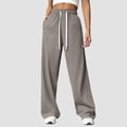 thumbnail image 2 of eileial High Waisted Sweatpants for Women – Cinch Bottom Fleece Womens Oversized Joggers,Coffee S, 2 of 6
