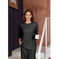 thumbnail image 6 of UTOURS Post Shoulder Surgery Shirts for Women Tear Away 3/4 Tops After Rotator Cuff Shirts Chemo Port Adaptive Clothing, 6 of 8