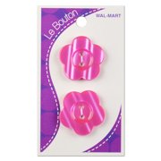 Angle View: Le Bouton Pink Rose Button, 2 Count