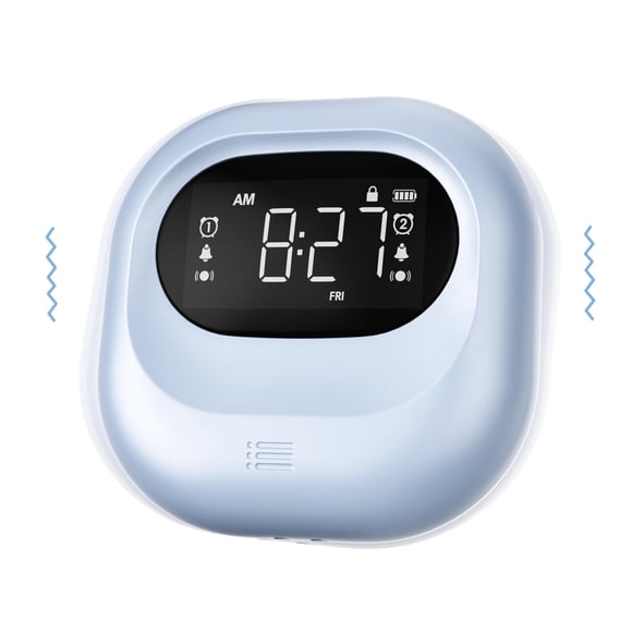 Reloj Despertador Vibratorio Recargable Inalámbrico con Doble Alarma Mesqool