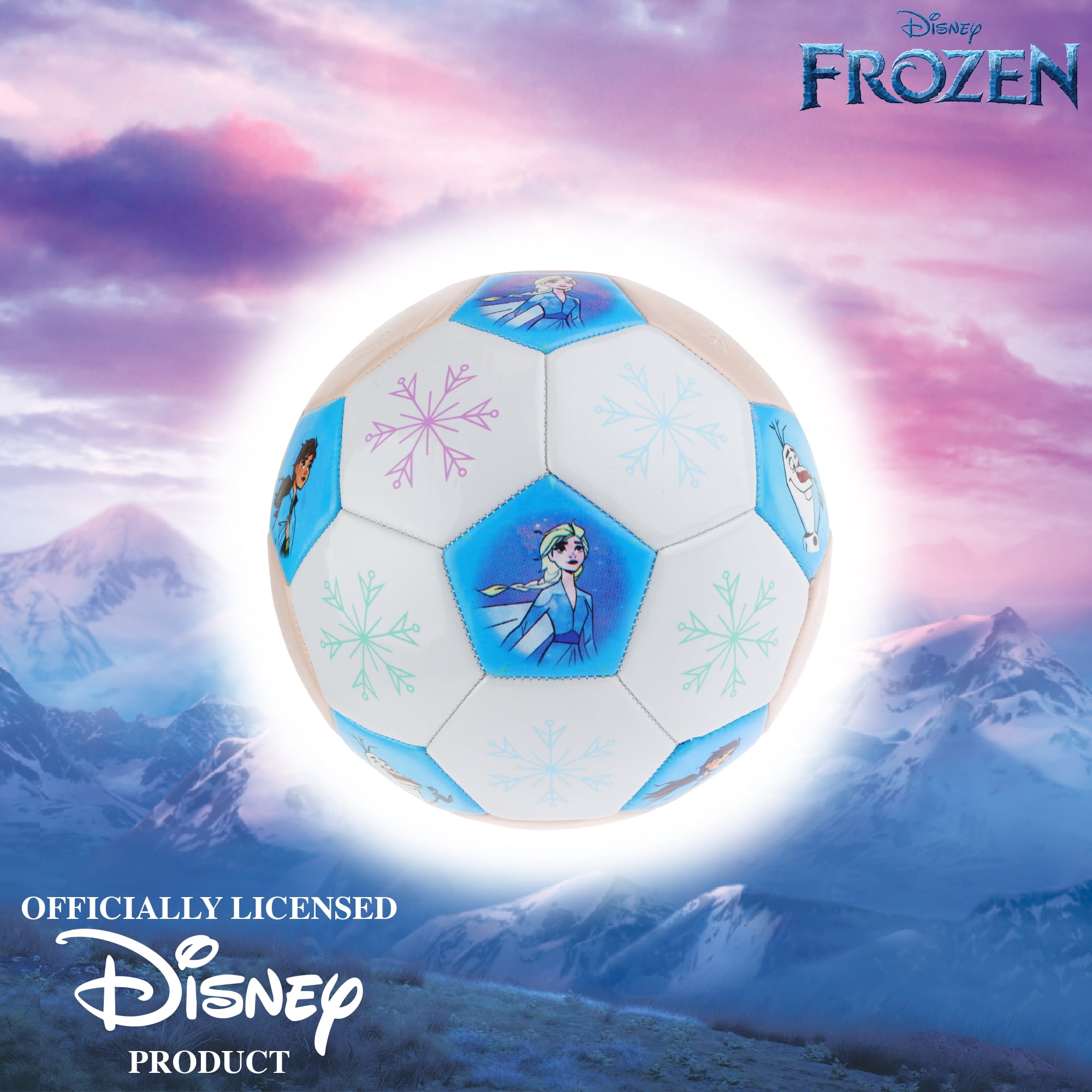 Disney Frozen Snowflakes Soccer Ball, Size 5