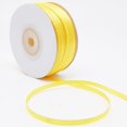 thumbnail image 1 of LAICAIW Yellow Ribbon-Solid Color Thin Satin Ribbon,1/8 inch x 100 Yards Double Face Gift Ribbon for Crafts, 1 of 3
