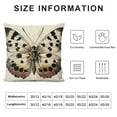 thumbnail image 5 of Retro Vintage Butterfly Pillow Covers  Lumbar Pillowcase  Rectangle Throw Pillow Cases Floral Pillows Butterflies Decorative Pillows for Sofa Couch Living Room Outdoor, 5 of 5