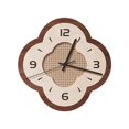 thumbnail image 1 of Reloj de pared decorativo para el hogar, sin tictac, fácil de leer, decoración de pared moderna, para colgar Flor, 1 of 9