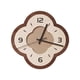 thumbnail image 1 of Reloj de pared con adorno de pared, silencioso, con marco de madera, para colgar en la cocina y el comedor. Flor, 1 of 9