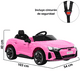 thumbnail image 5 of Montable Eléctrico Audi E-Tron GT 12V Rosa para Niños con Control Remoto 3 Años - Rosa, 5 of 7