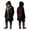 00#&-Black113563, variant on Boys Long Jacket Retro Fantasy Hooded Outerwear Coat, Brown, 14-15 Years