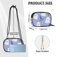 thumbnail image 4 of FORMRS Mini Crossbody Bag for Women Adjustable Rope Shoulder Casual Phone Purse, Blue Halloween, 4 of 7