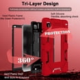 thumbnail image 2 of Funda CCMAO para Samsung Galaxy Tab A9 8.7 2023 Rojo+Negro, 2 of 7