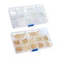 thumbnail image 1 of 2 caj 580pcs / caja de hallazgo joyas Anillos de broche de langosta para abalorios DIY Collares Pulseras Pendientes Joye BLESIY Kit de resultados de joyería, 1 of 8