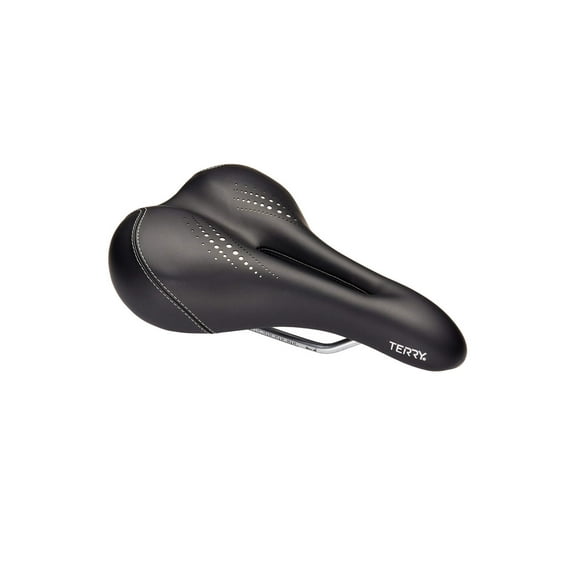 Terry Liberator X Gel Bike Seat for Women - Comfortable Touring Bicycle Seat Cushion, Wider Contoured Rear & Large Cutaway, Dura-Tek Cover