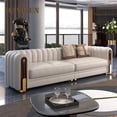 thumbnail image 2 of Living Room Bedroom Furniture Home Double Sofa New Designed Classic Genuine Leather Sofa Sets Multi-Person Reception Recliner My Lux Decor Round, 2 of 14