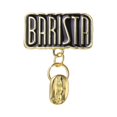 thumbnail image 1 of 4 Estilos De Aleación Herramientas De Café Casa de los Tesoros Barista Pin Mochila Accesorio Regalo, 1 of 4
