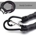 thumbnail image 3 of 4 correas de trinquete, cuerda elástica de arena de 1 m, cuerda elástica con gancho negro, soporte para portaequipajes de seguridad para acampar, 3 of 5