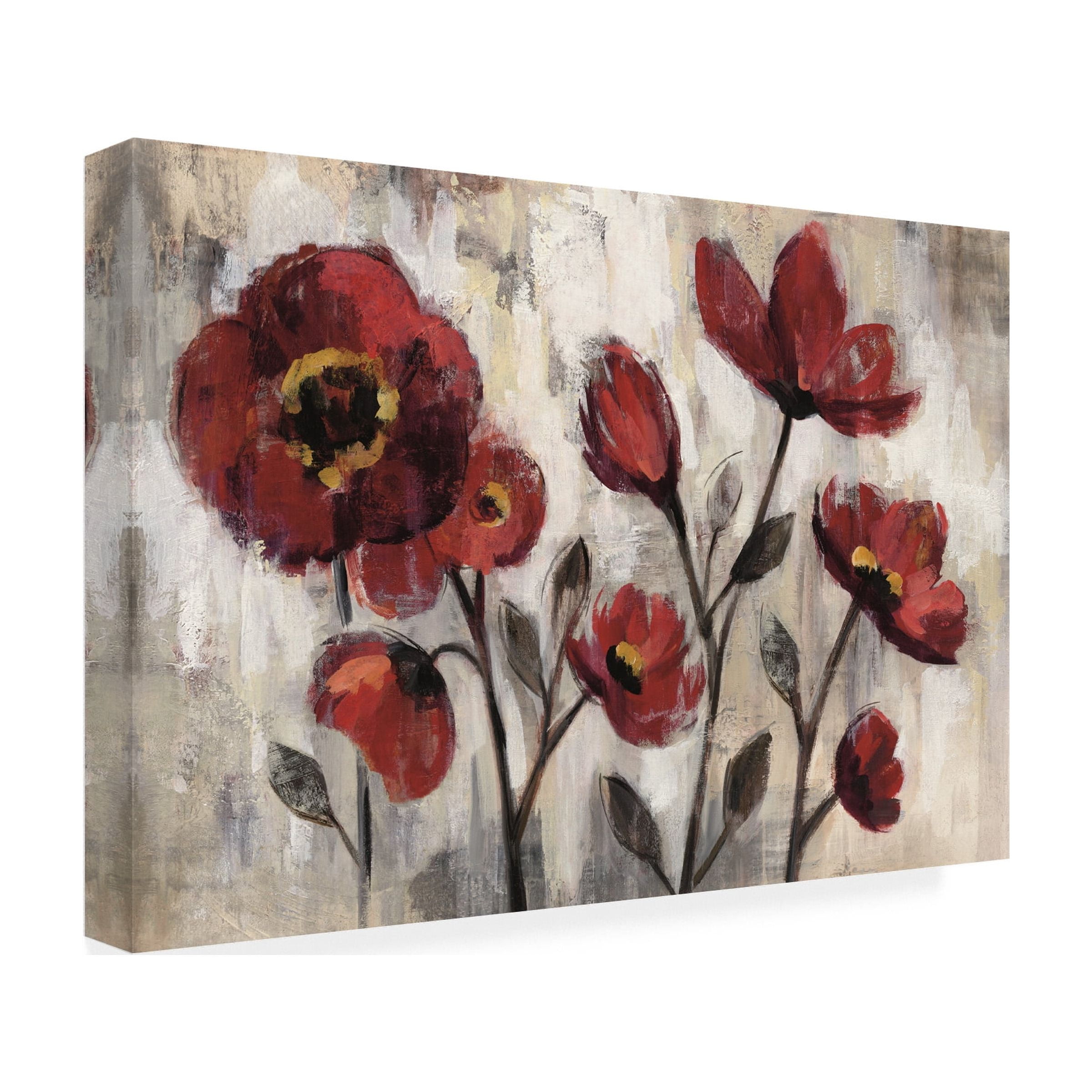 Silvia Vassileva 'Floral Simplicity' Canvas Art