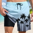 thumbnail image 4 of Kcolen Mens Swim Trunks 7 Inch Inseam Drawstring Boardshorts for Men Stretchy Upf Swimwear Men's Swim Trunks Summer Beach Athletic Fit Men Swim Brief, 4 of 4