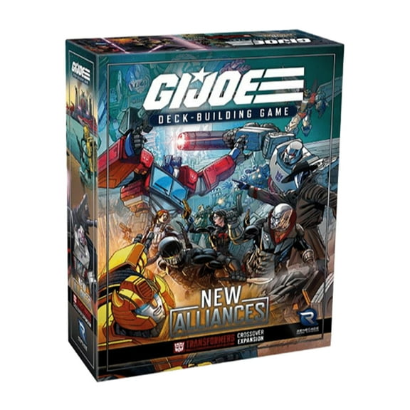 G.I. JOE Deck-Building Game: New Alliances - A Transformers Crossover Expansion - Renegade Game Studios, Cooperative Deck-Building Game, Take On The Role Of A Pony, Ages 14 , 1-4 Players, 30-70 Min