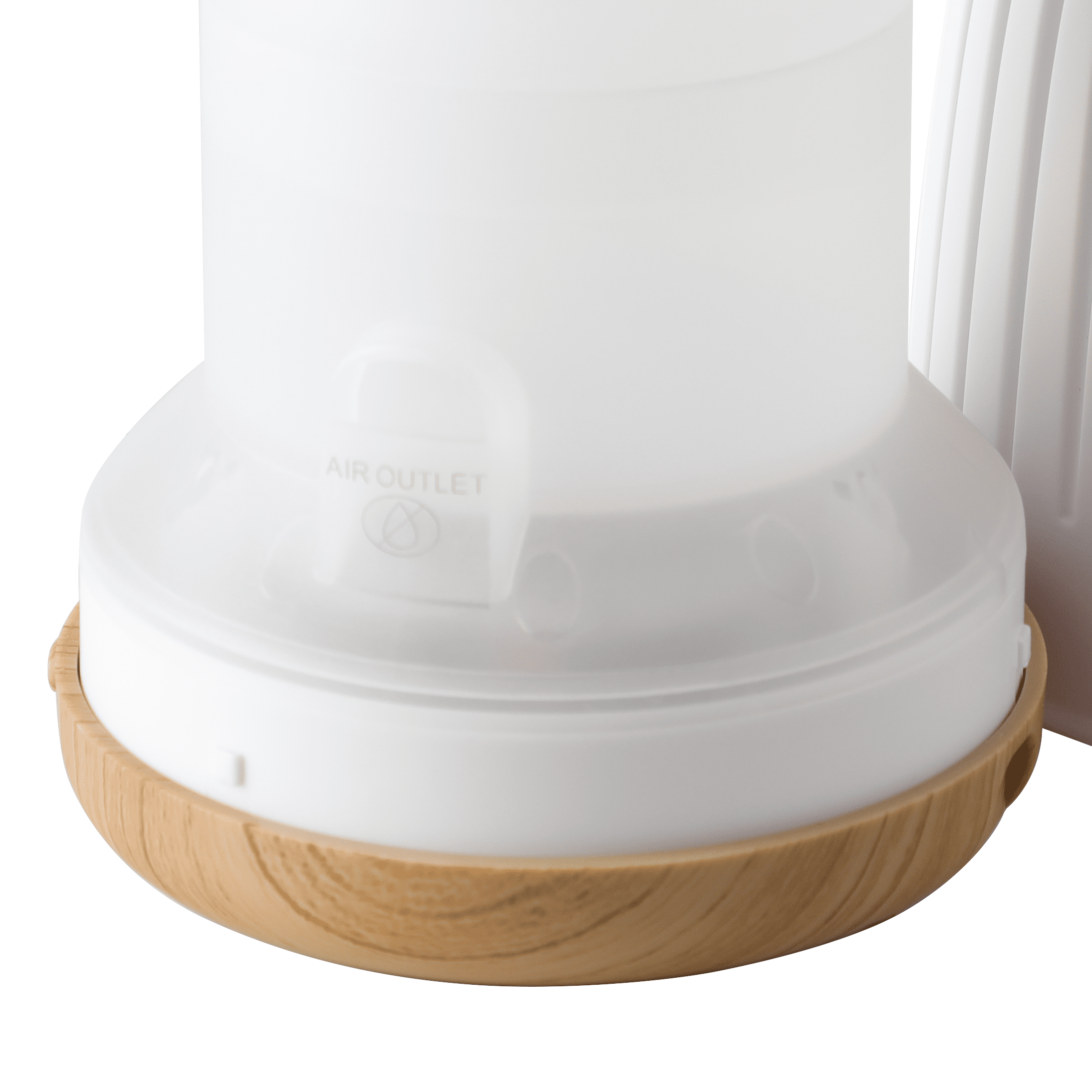 Mainstays White Ultrasonic Aroma Cone 150mL Oil Diffuser with LED Glow