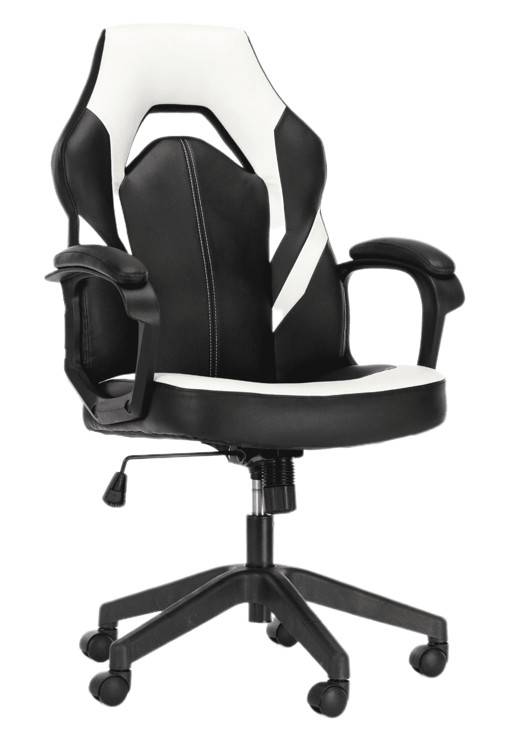 Blue GTRACING Gaming Chair Mid Back Office Computer Chairs Swivel Leather Desk Chair Ergonomic Padded Back and Seat Height Adjustment Rocking PC Chair 
