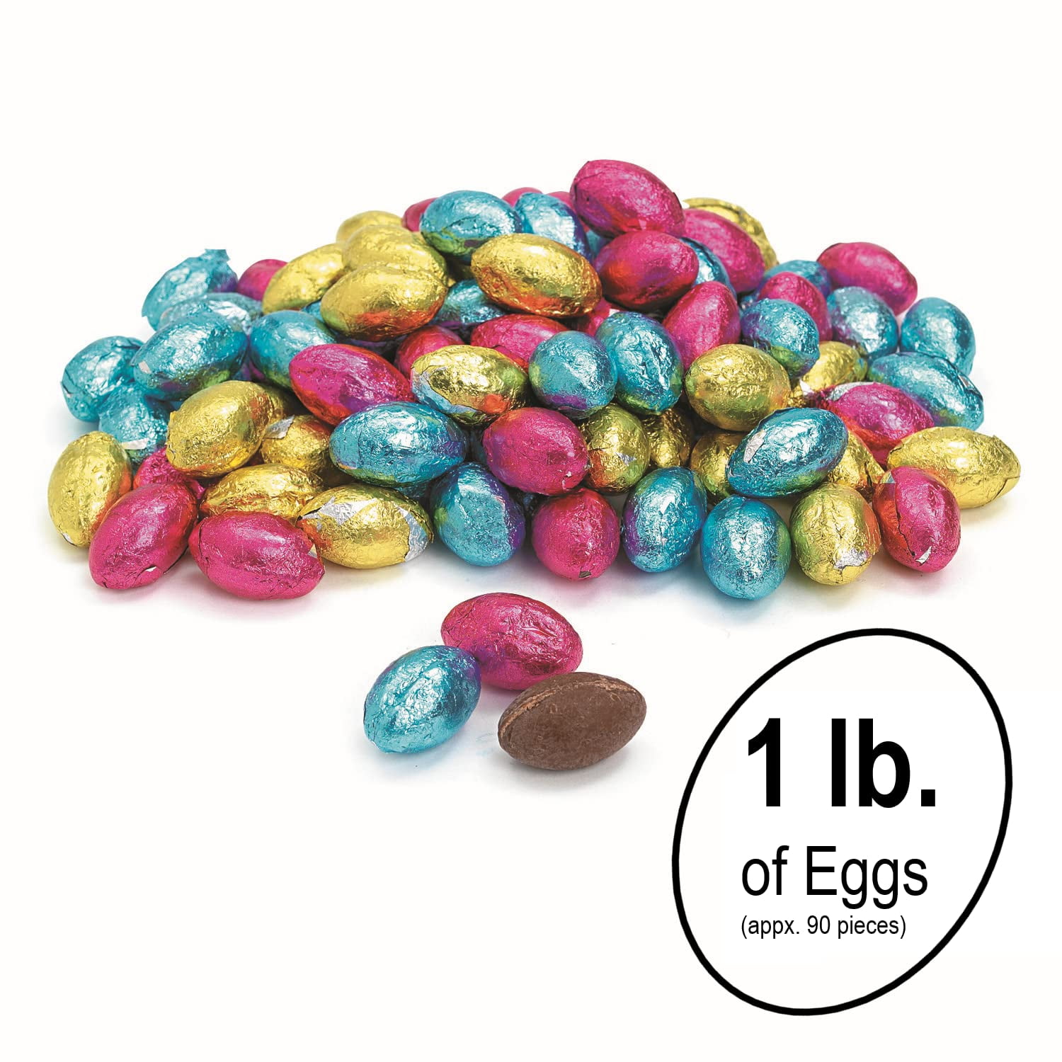 Foiled Milk Chocolate Eggs - Candyland Store