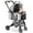 Grey, variant on Pet Stroller for Dogs & Cats, 3-in-1 Foldable Pet Strollers with Detachable Carrier, 360° Swivel Front Wheels & Rear Brakes, Up to 45 lbs, Grey